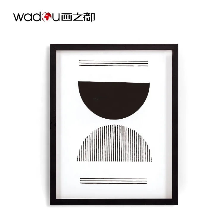 Модный Оригинальный дизайн на заказ, Современное Абстрактное Искусство, домашний декор, рамка для картин, искусство на стену с рамкой