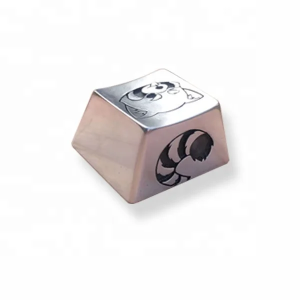 CNC polycarbon keyboard metal keycaps CNC machining aluminum 6063 anodize/E-coating/logo engraving