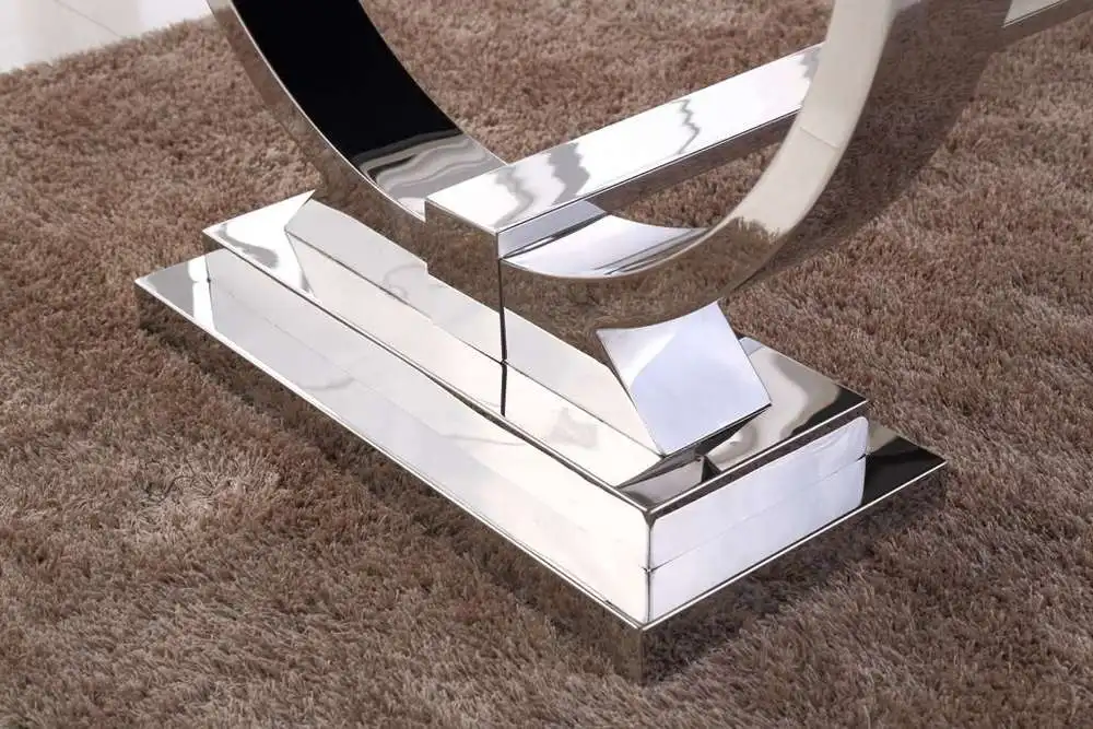 BC furniture marble dining table set restaurant gold metal luxury dining table with 6 chairs for sale