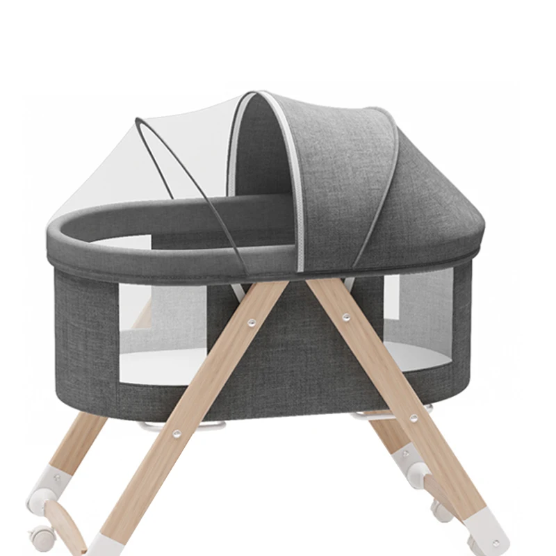 Твердой древесины кроватки Лучшие продажи твердой сосны деревянная детская кровать дизайн/детские качели кроватка/Детская кроватка прилагается кровать для взрослых