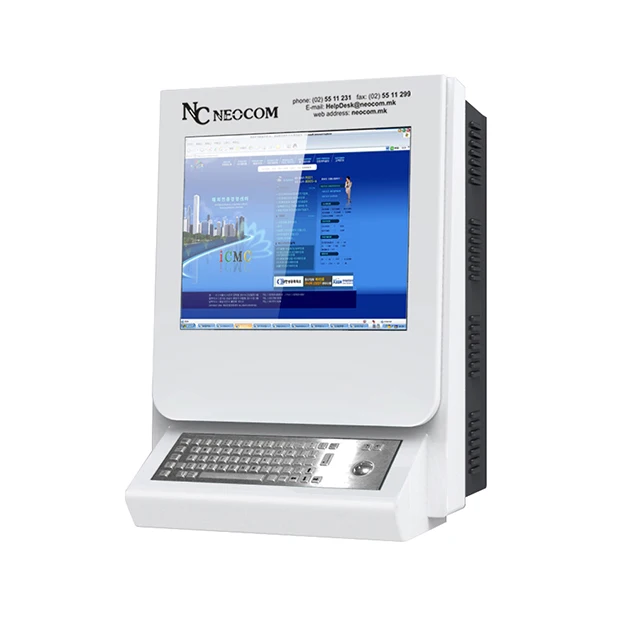 OEM/ODM self serve desktop payment Kioks with cash recycler card dispenser metal keyboard