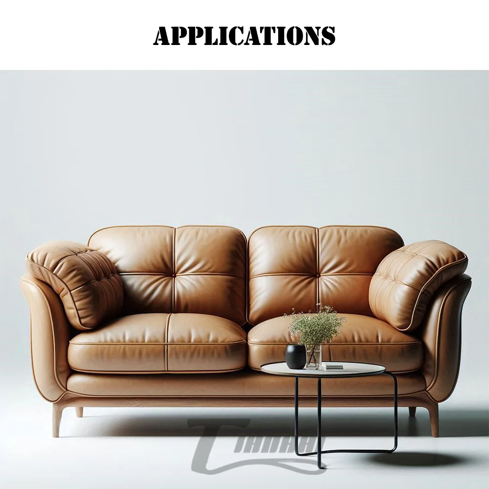 In stock at the warehouse Easy to maintain and Soft genuine leather office chair leather cow leather for sofa and furniture