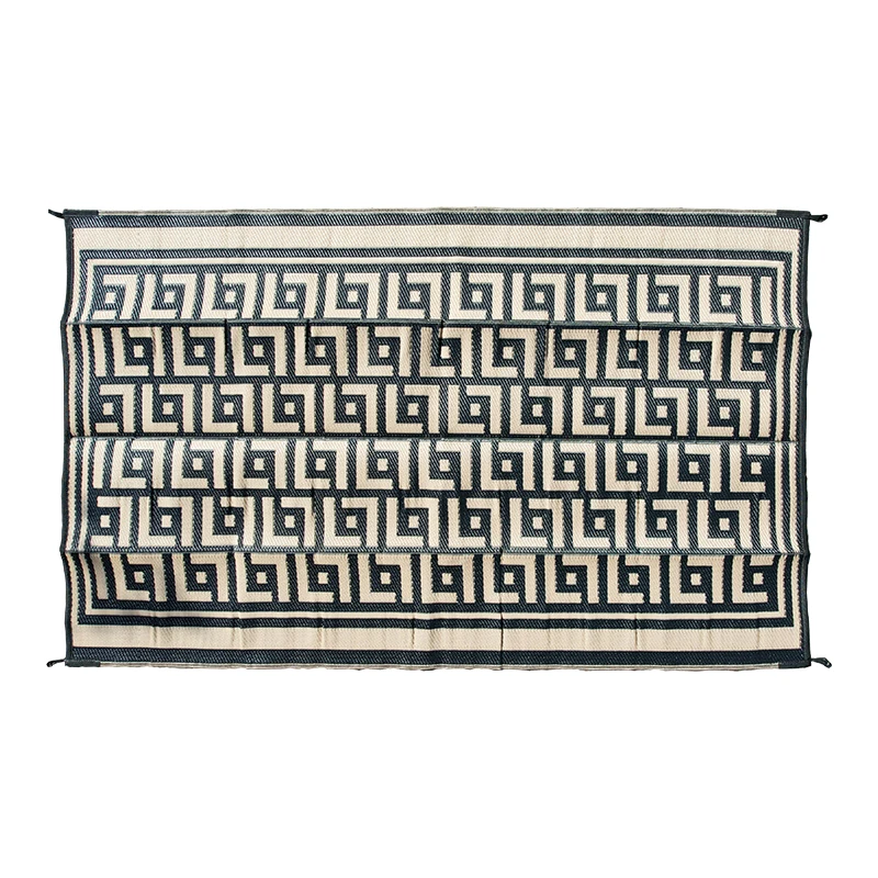 5x8FT  152x245cm large thick roll up folding custom recycled  PP plastic beach mat