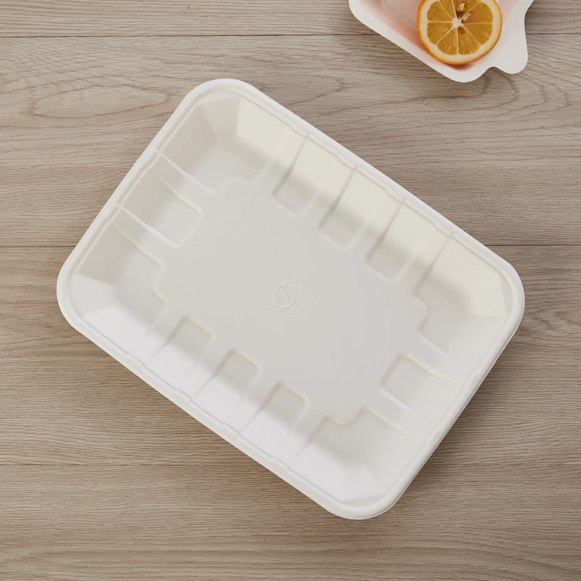 
Fast Food Packaging Fruit And Vegetable Trays Cardboard 