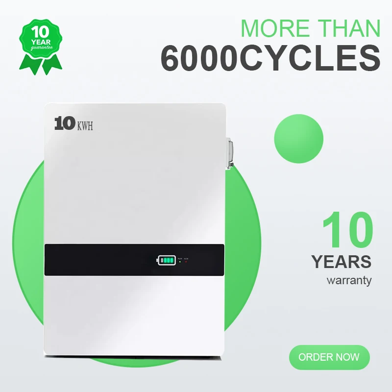 Литий-ионная аккумуляторная батарея 5kw 10kw Lifepo4 48v 100ah домашняя Солнечная система в наличии