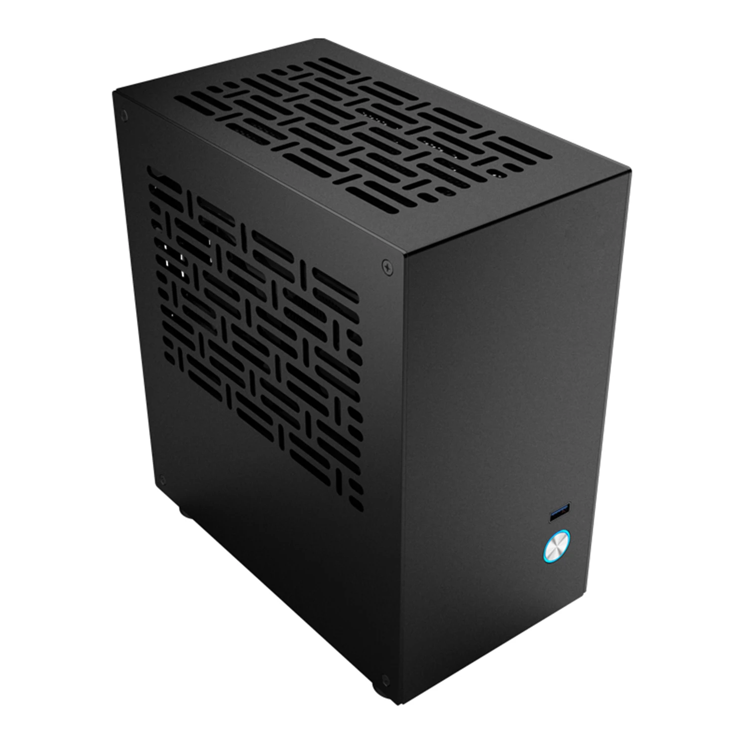 Aluminum Desktop Pc Gaming Cabinet Mini Matx/Itx Case Tempered Glass Gaming Pc Case Computer Cases & Towers