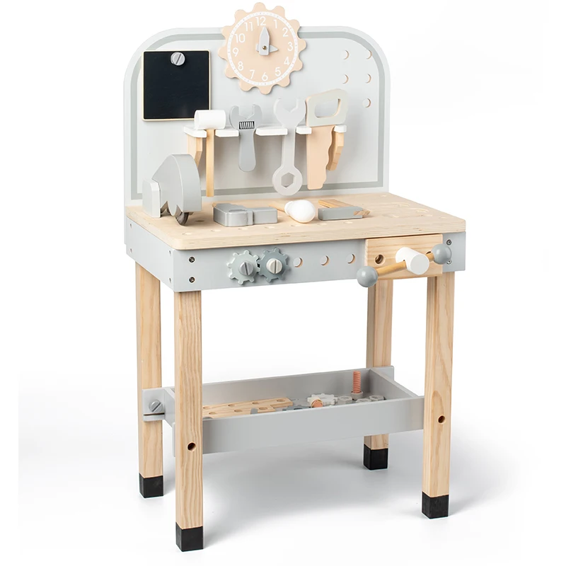 2024 HX New Release Interesting Wooden Tool Bench Early Educational Toy for Kids
