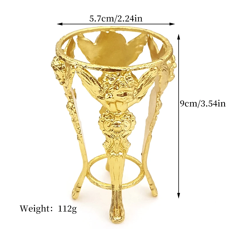 Creative Design Metal Tripod Holder Crystal Ball Bracket Base Crystal Sphere Stand Home Decoration