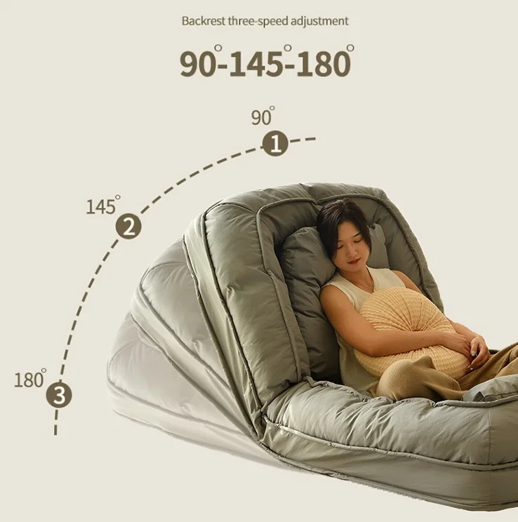 DISHI Human Dog Bed Lazy Blue Sofas Bed People Sleep Home Huge Cat Nest Adjustable Floor Relax Sofa Beanbag Chair