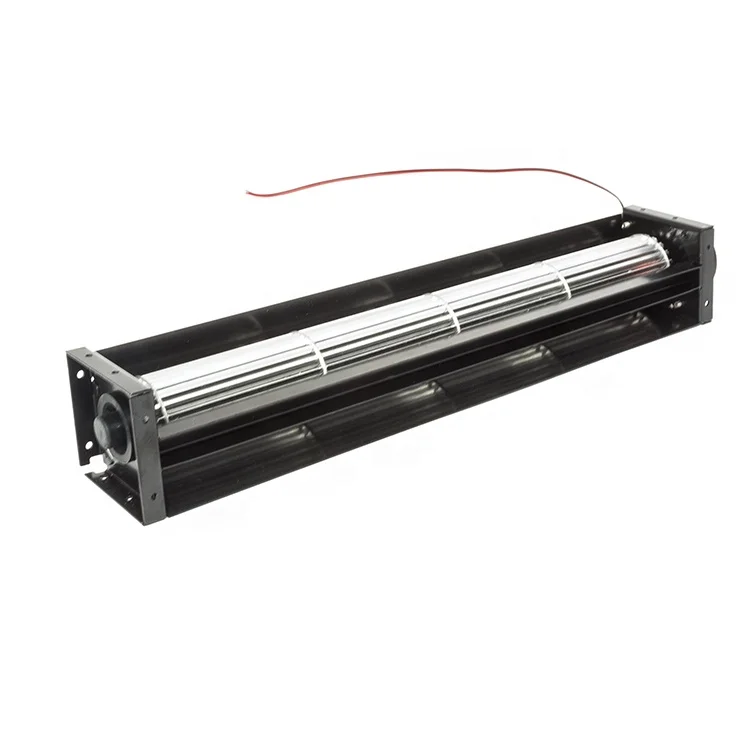 Factory price Aluminum blades DC 30290 cross flow fan used for commercial pizza oven black 12V24V tangential fan