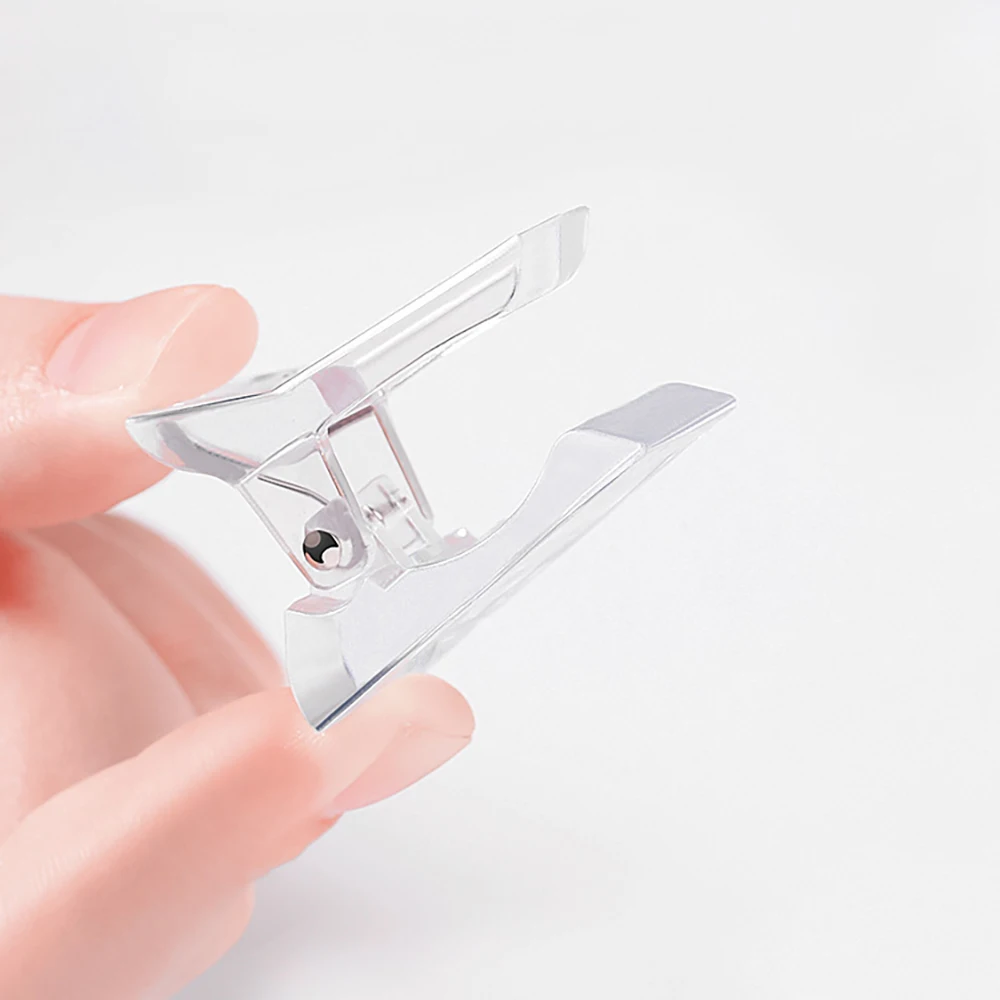 
Poly gel Building Dual Forms Tip Nail art Clear French Extension Full Cover Acrylic Mold with Scale Tools False Clips Clamp 