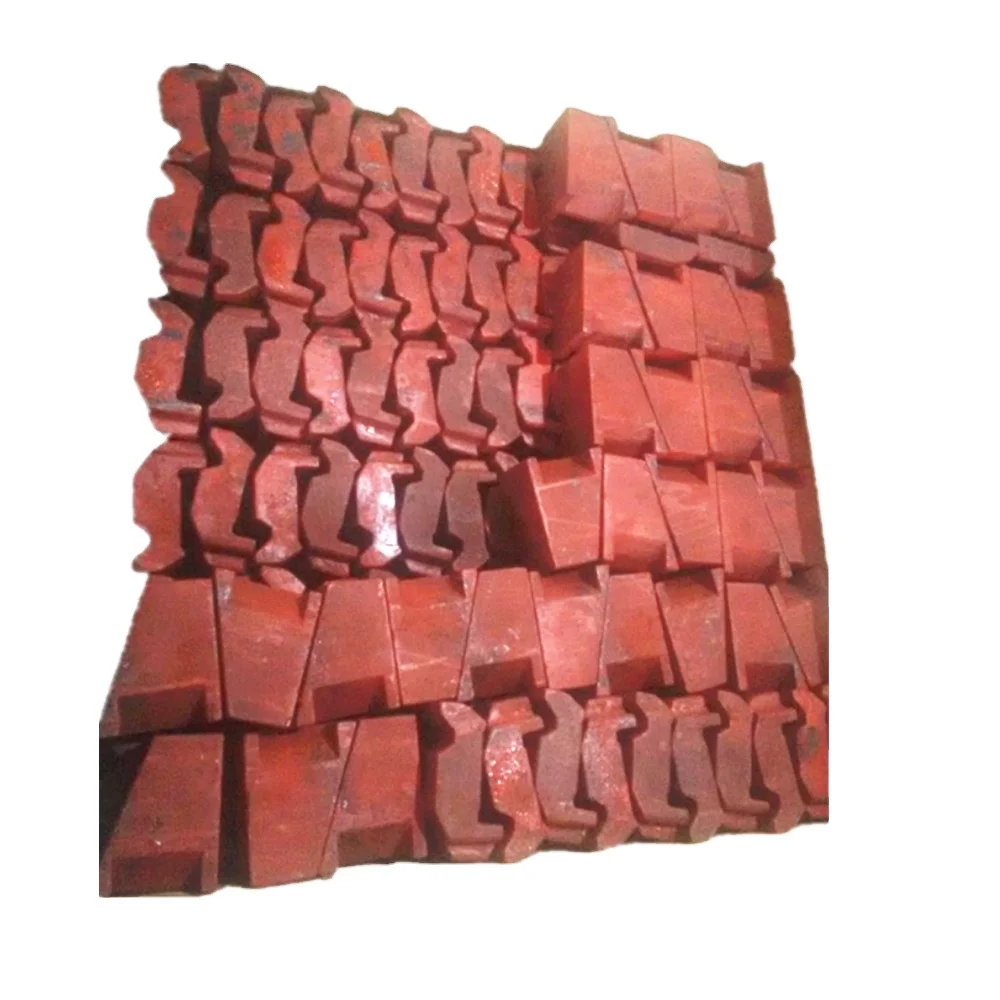 China Keestrack Impact Crusher R3 R5 R6 Replacement Parts High Chrome Blow Bar For Cement Plant