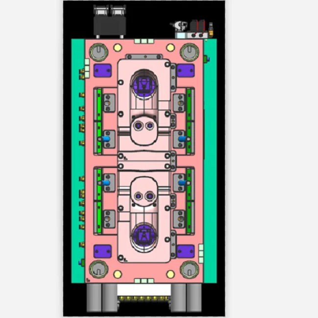 OEM Plastic parts Coffee maker- Head Cover moulds making ABS Injection Molding mold design