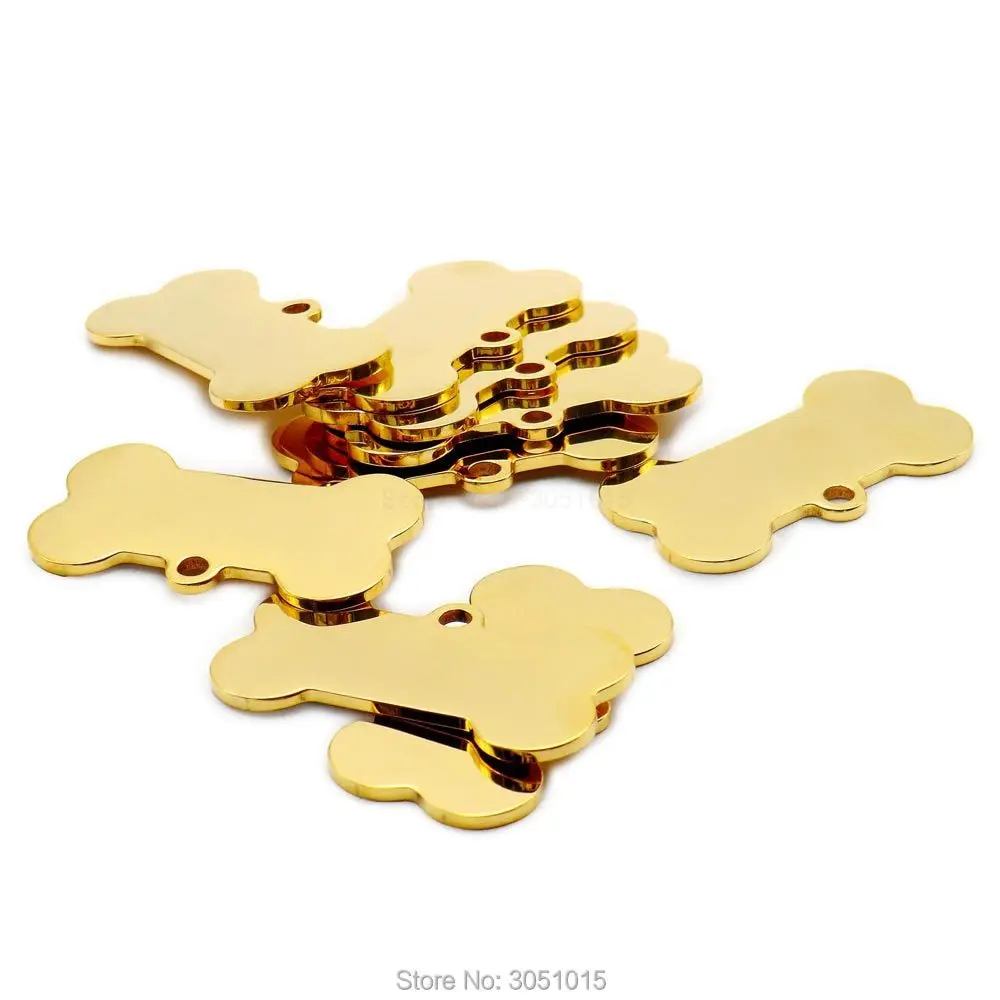 KINDABADGE New 2024 Stainless Steel Dog ID Tags Pet Dog Cat Heart Round Circular Shape Metal Tags Name Plate for laser engrave