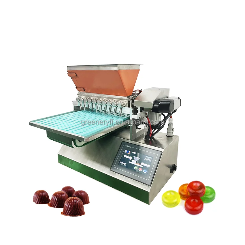Fully Automatic Manual Hard Gummy Jelly Soft Round Coconut Chocolate Candy Making Machine Small Jelly