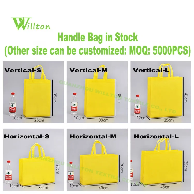 Custom logo pp nonwoven reusable market shopping tote bag with logo non woven bag