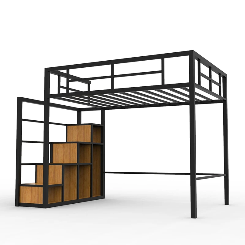 2023 мебель для спальни металлическая кровать loft twin/full/queen size двухъярусная