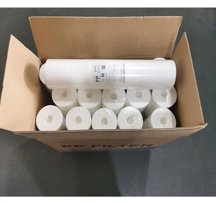 Фильтры для осадка из полипропилена мелтблауна, 20 дюймов, 1 микрон, 5 микрон, картридж для предварительной фильтрации в водоочистных установках