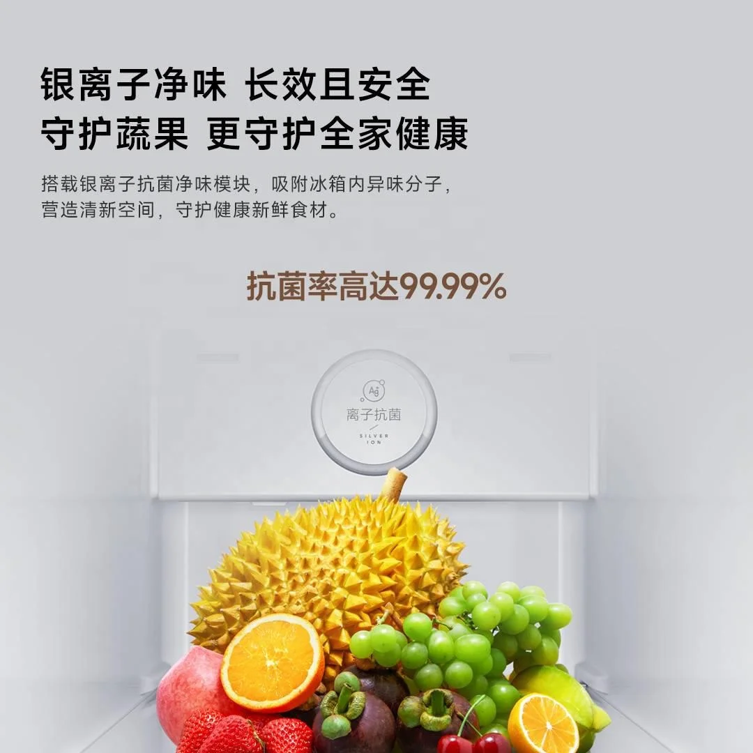 Xiaomi Mijia 456L  Air-cooled and frost-free Dual Frequency 36dB Low noise operation household frost top-freezer refrigerators