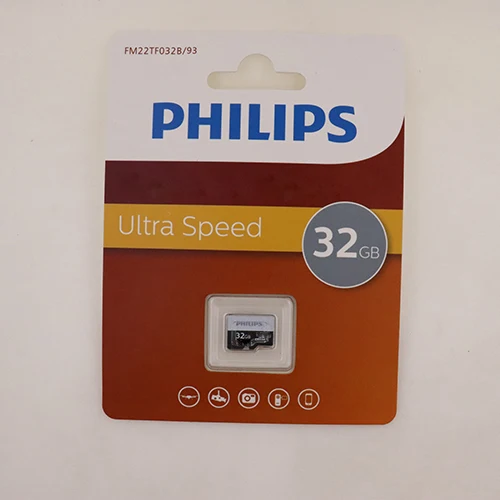 Philips TF Card C10 U3 V30 MiNi SD 32gb 64gb 128gb 256gb micro A1 A2 SD High Speed UP to 100m/s Memory Card