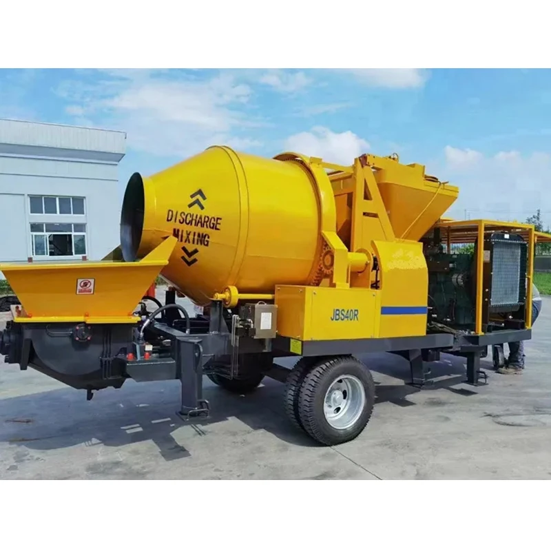 Mobile Cement Mixers Mini Self-mixing Drum for Concrete Supply Concrete Machinery Concrete Mixer Pump