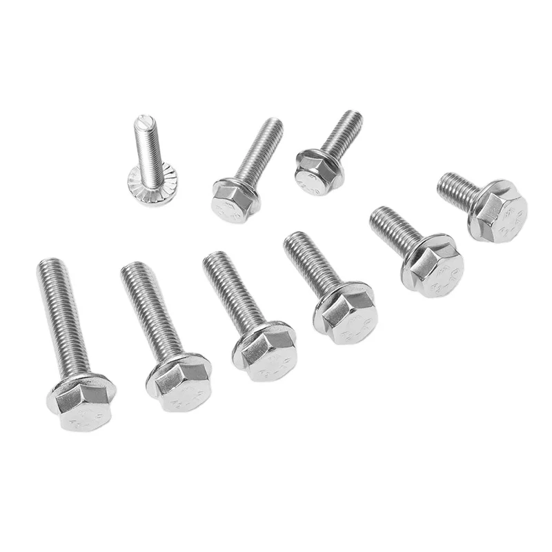 High quality screw factory DIN933 304/316 stainless steel Chinese factory GB5783 304 full thread  hex bolt