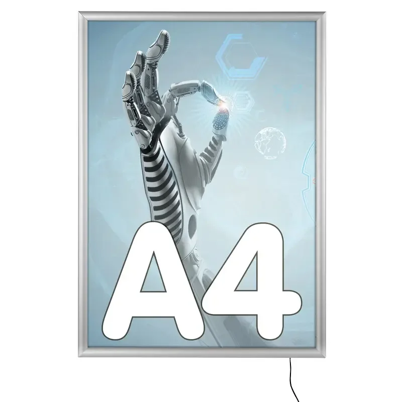 Framed Movie Poster Advertising Light Box Aluminum Snap Frame Led Light Box Hotel Shopping Mall Light Box