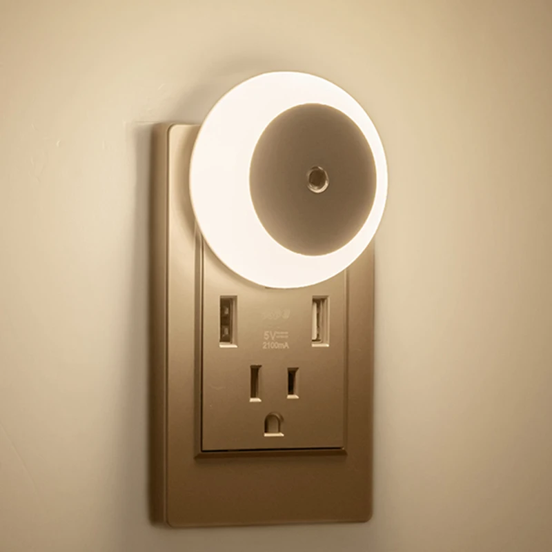 Оптовая продажа 5 В 0 Вт Lampara Led De Luna современный автоматический индукционный датчик движения светодиодный ночник светодиодные фонари