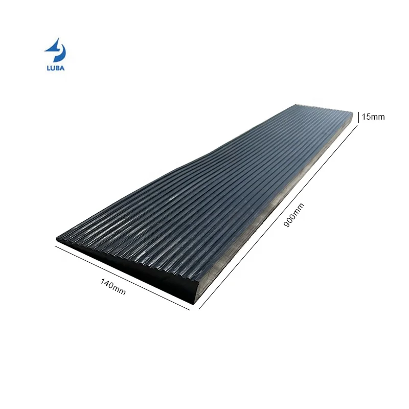 15*140*900mm Good Quality Garage Fixed Transport Car Road Driveway Curb Ramp Rubber Kerb Ramp