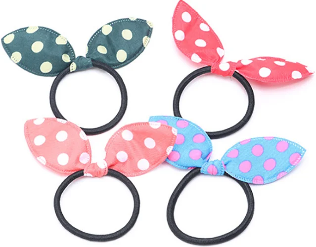 Лидер продаж, Заводская поставка, резинка для волос с кроличьими ушами