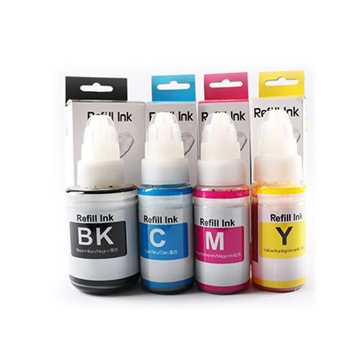 CCK  GI490 GI-490 GI 490 Premium Compatible Color Bulk Refill  Ink For Canon Pixma G2400 G2410 G2411 G3411 Printer
