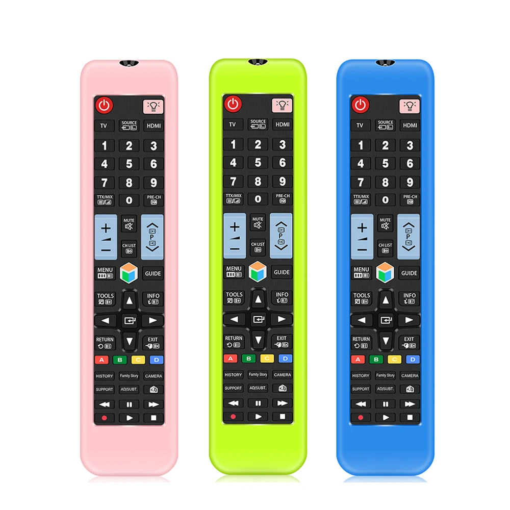 Soft Silicone Protective Sleeve tv Remote Controller Protecting Cover Case for Samsung LCD LED HDTV 3D Smart TV remote control