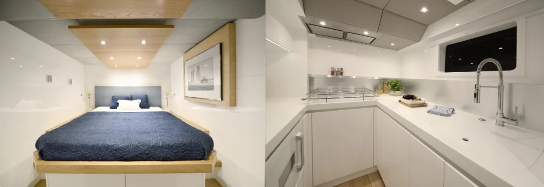 46ft  catamaran yacht   fiberglass boat  China manufacturers