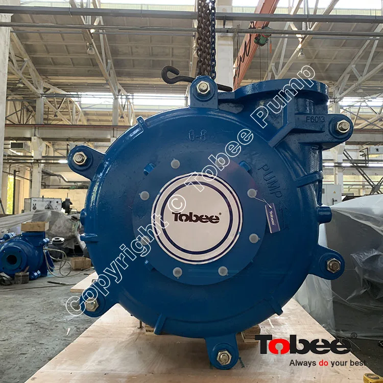 Rubber Lined Standard Heavy Duty Slurry Pumps used in Process Plant Transfers
