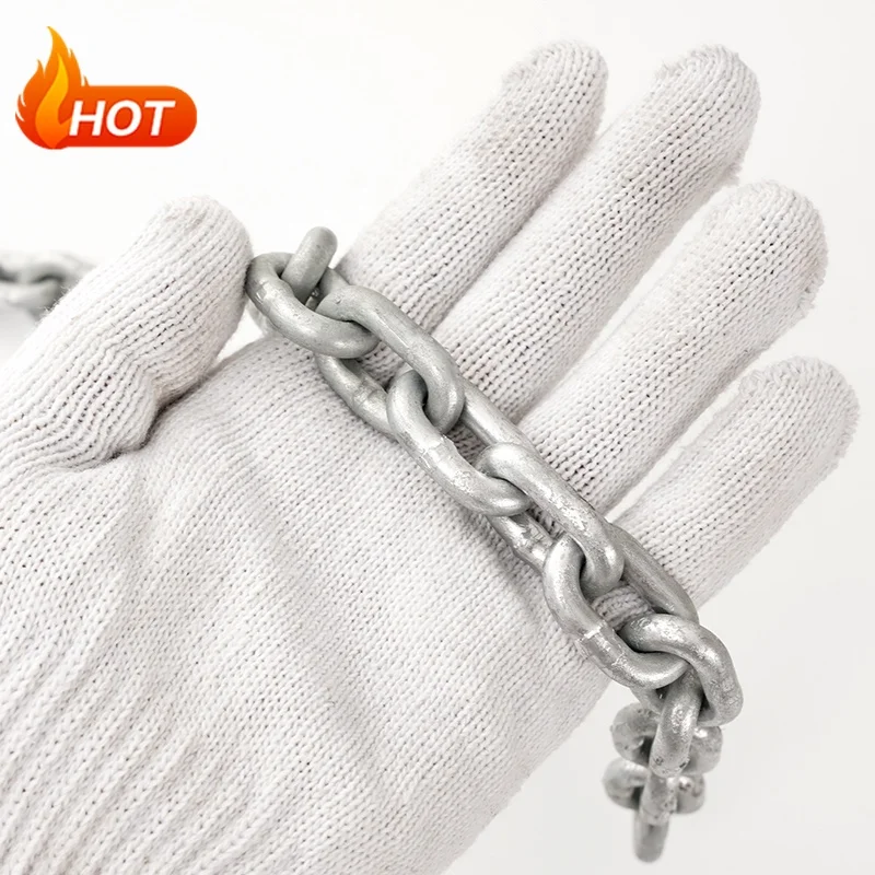 High Quality Electric Galvanized Zinc Plated DIN766 Thick Link Chain