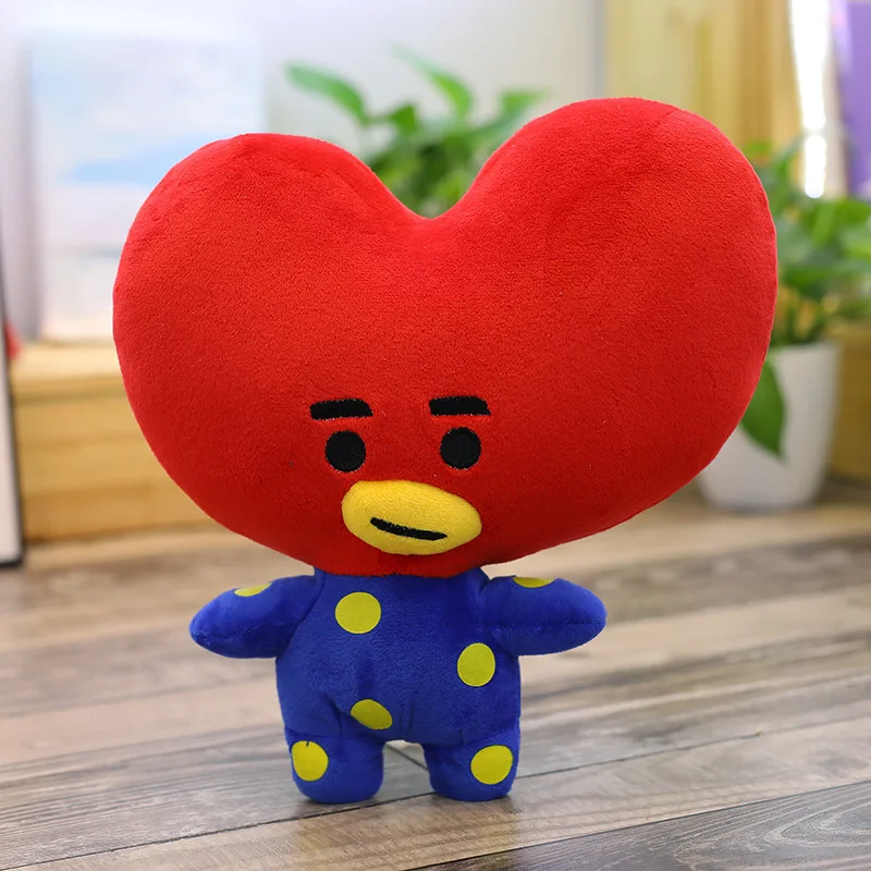 
Korean Star Pillow Cartoon Anime Figure Doll Plush Toys Ornaments Fan Favorites Gift bts bt21 Plush Toys 