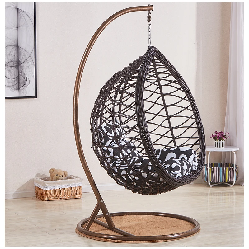 Modern simplicity single seat swing chair wicker single hanging chair