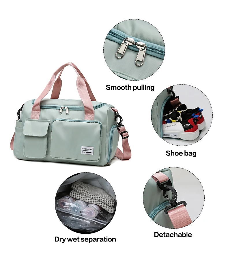 Женская спортивная водонепроницаемая сумка с логотипом под заказ, Туристическая Сумка для спортзала