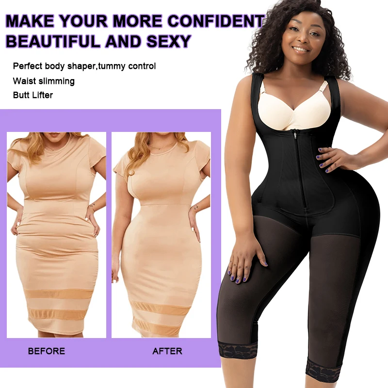 Post Surgery Bbl Surgical Fajas Para Mujer High Compression Garment Liposuction Shapewear Fajas Colombianas For Stage 2 3