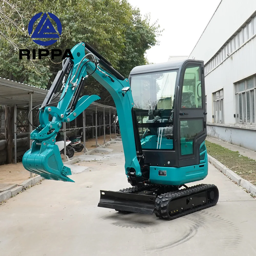 2 Ton Small Micro Excavators Orchard Greenhouse Digger Crawler Hydraulic Agricultural Digger Price 2Ton Mini Excavator