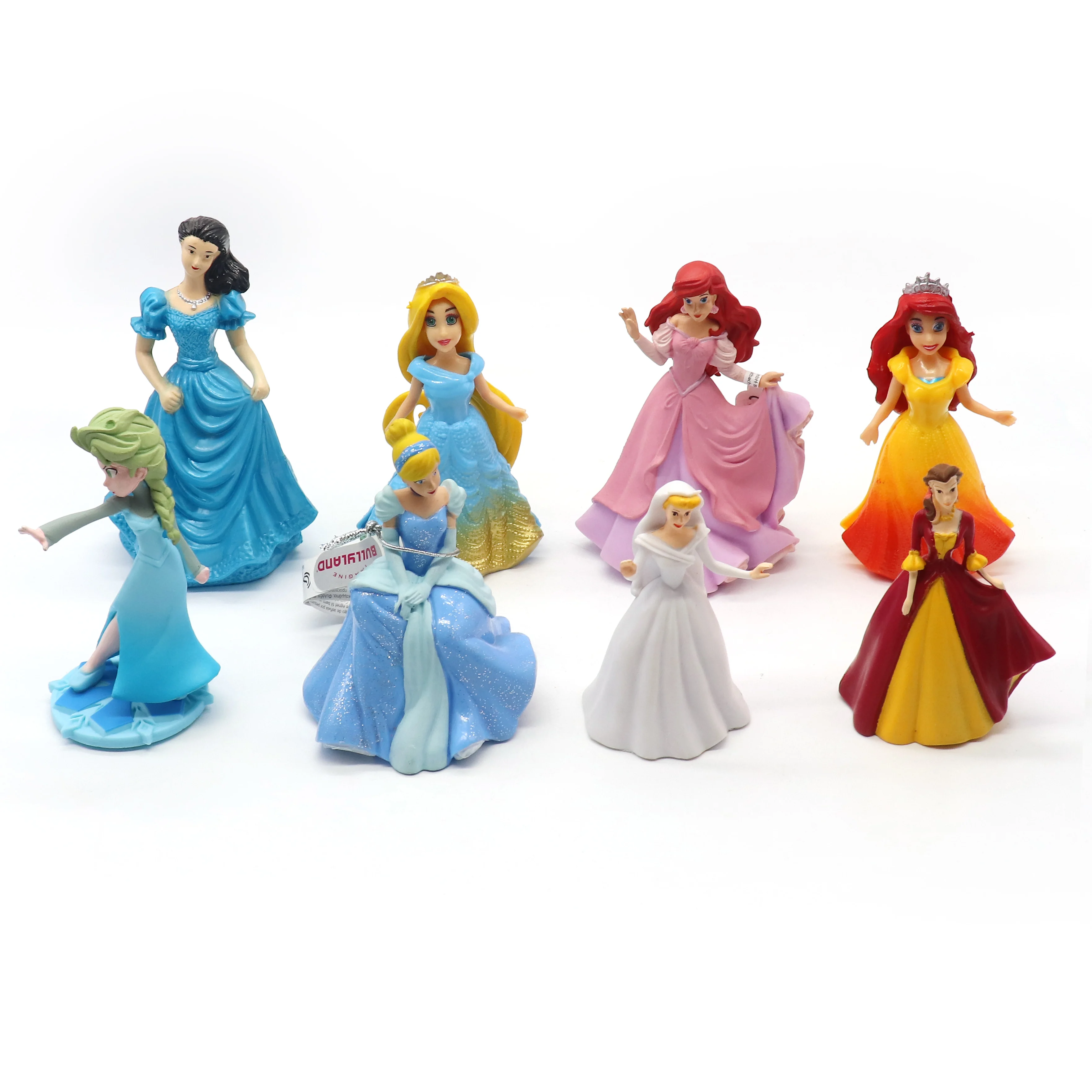 OEM factory made plastic collection frozen princess figurines toy
