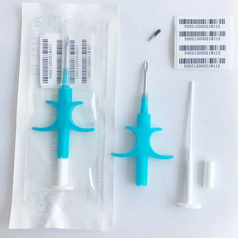 FDX-B 134.2khz/125khz Animal Glass Tag RFID Microchip Animal Pet Injectable RFID Glass Tag