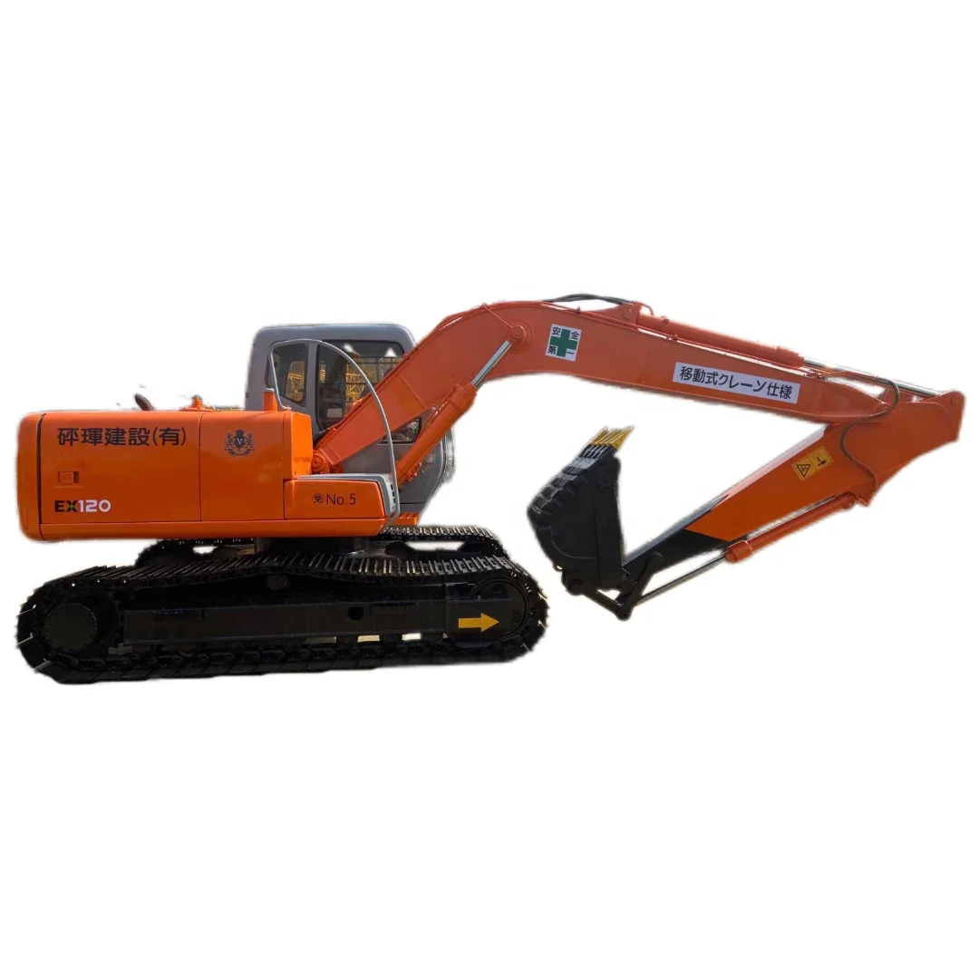 Used Hitachi Ex120 Excavators Good Condition 12 Ton Cheap Ex120-2 Ex120-3 Ex120-5 Japan Original for Sale