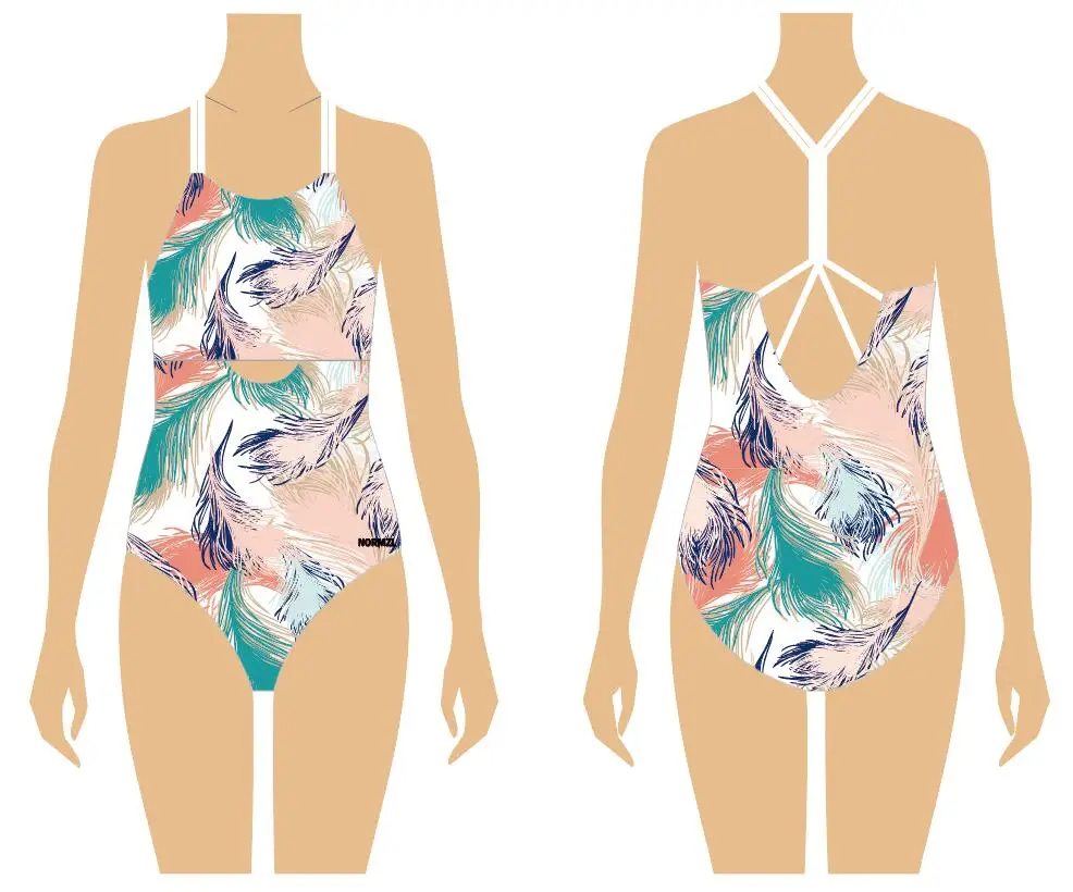 printed girl Normzl New Arrival Training Dancewear Little Girl High Cut Free Sample Leotard Overall