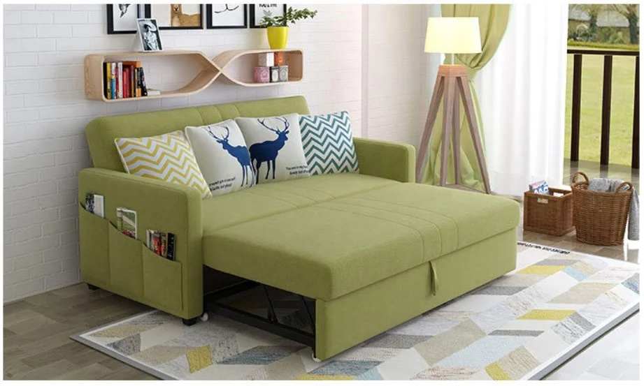 
Sofa Cum Bed Living room Furniture Fabric transformer sofa bed hotel single seat folding sofa bed 