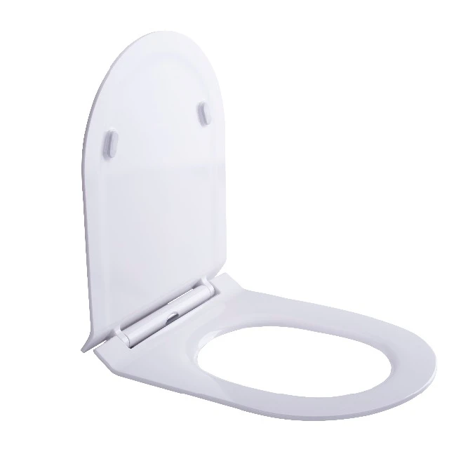 Wall-hung  toilet seat hinge sets Standard D shape Slimline  uf toilet seat