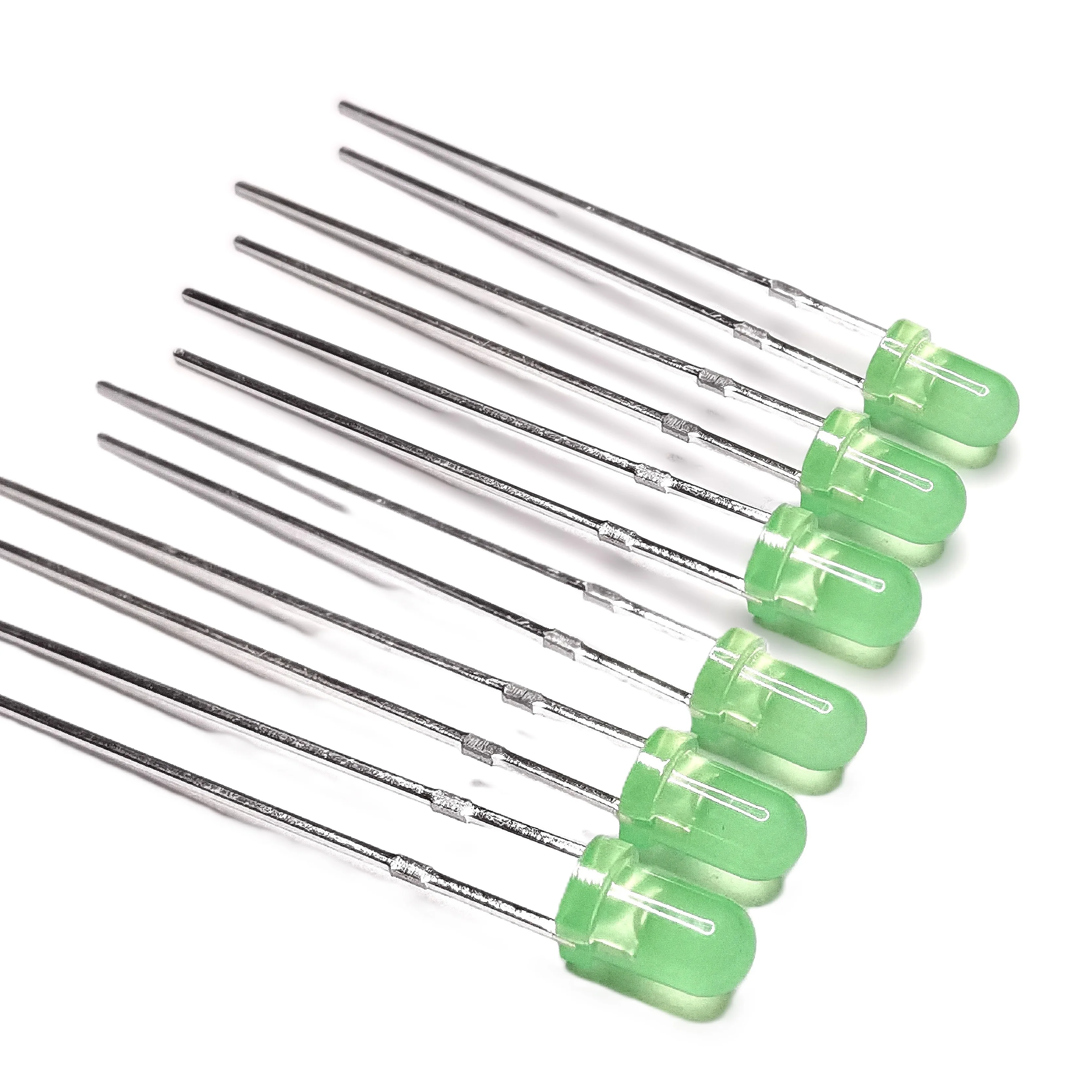 High Quality Yellow Green LED Diode 3mm 573nm Diodes for Reliable Through-Hole Indicator Lights