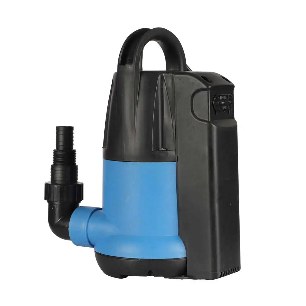 Электрический портативный бытовой погружной садовый насос для чистой воды со встроенным поплавковым переключателем