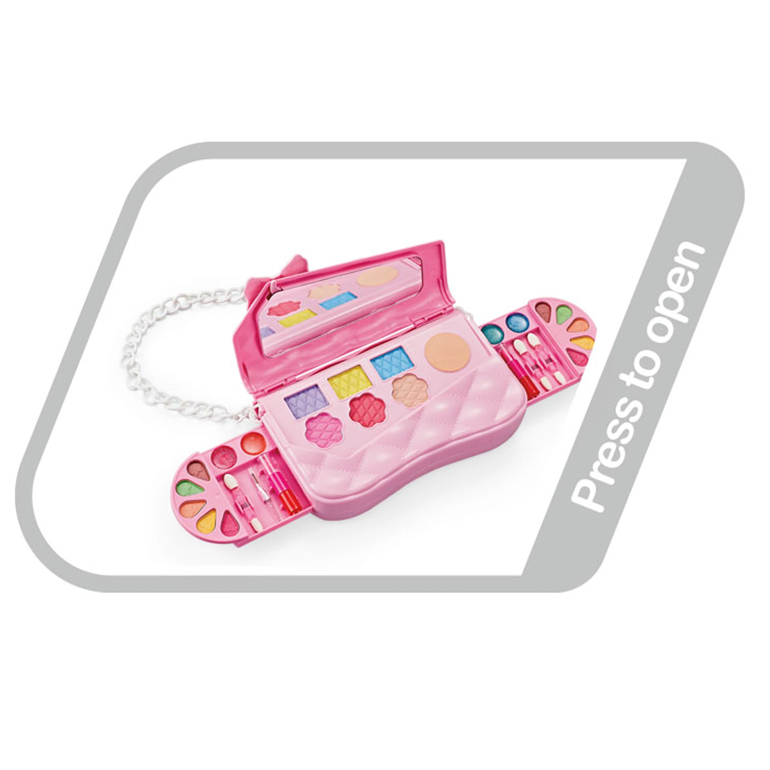Hot Sale Children Cosmetic Make up Set Girl Shoulder Bag Beauty Kit Toy For Children Pretend Beauty Set