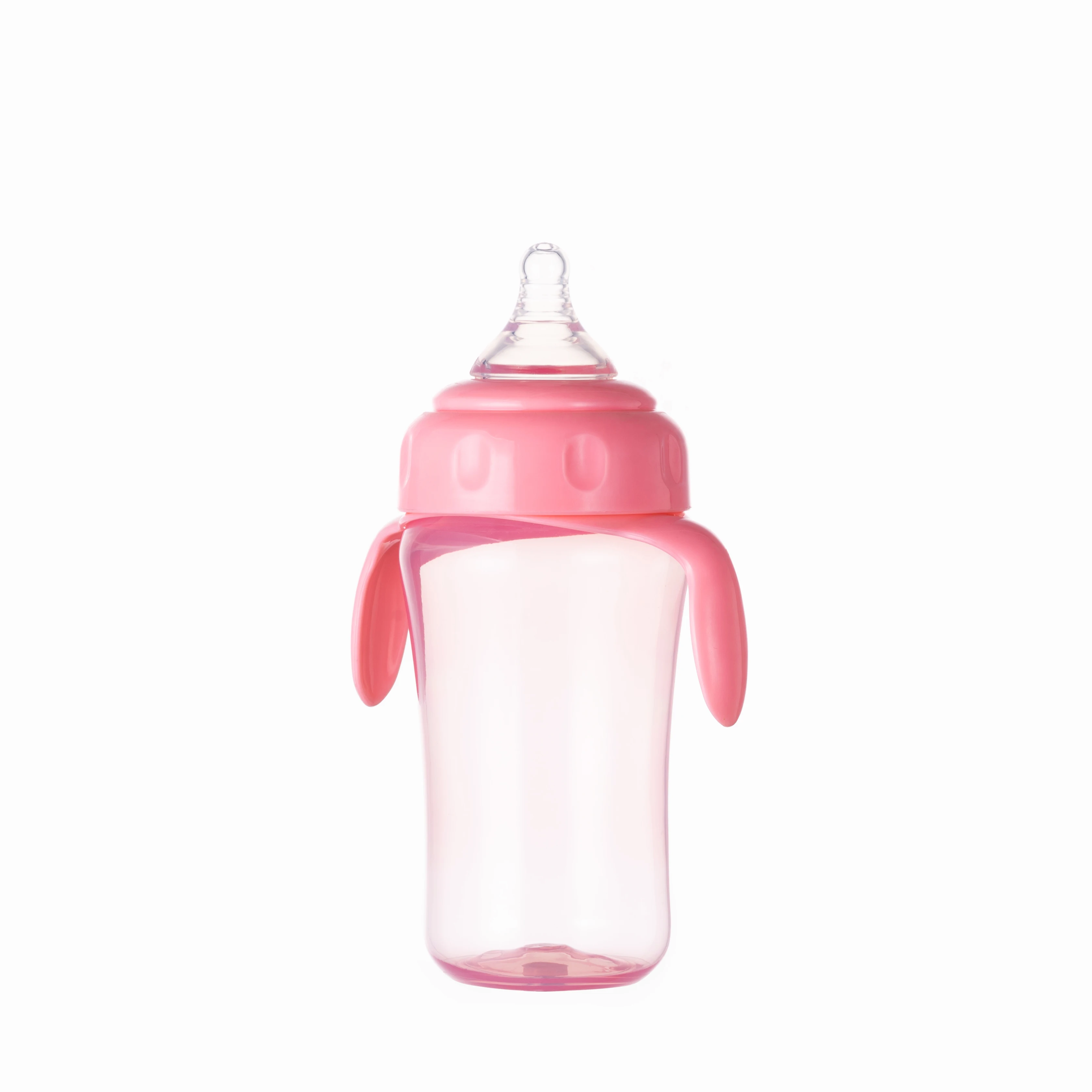 New Baby Feeding Products BPA Free 3 in 1 Lovely Cartoon 150ml/210ml/330ml Baby Sippy Cup/Baby Training Bottle With Straw